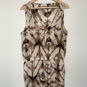 Calvin Klein women jumpsuit Size 12 tie dye